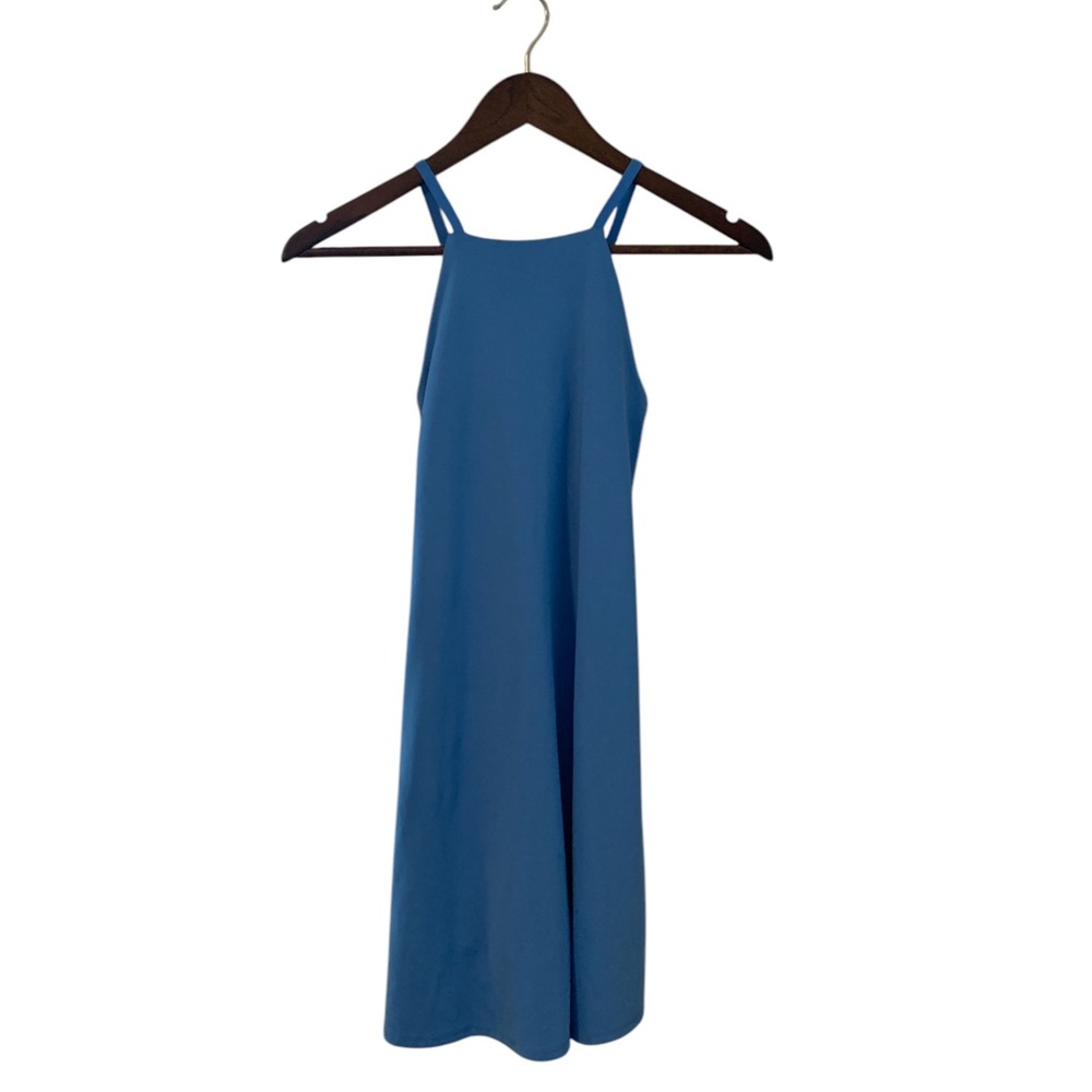 Madewell blue active jersey dress size small racerback tennis Pickleball beach